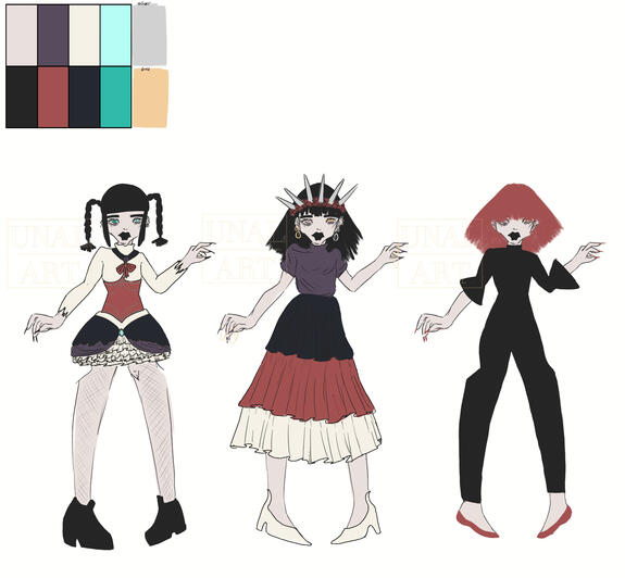 witchy character designs